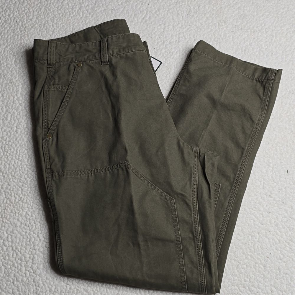 1328 NWT Alpine Design Men's Utility Pant Vintage Olive 36x34 - Picture 3 of 8